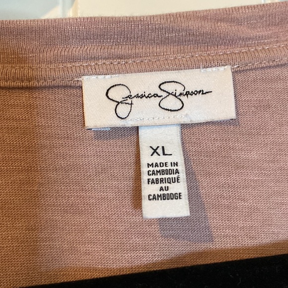 Women’s Jessica Simpson Shirt Mauve XL - Picture 2 of 3